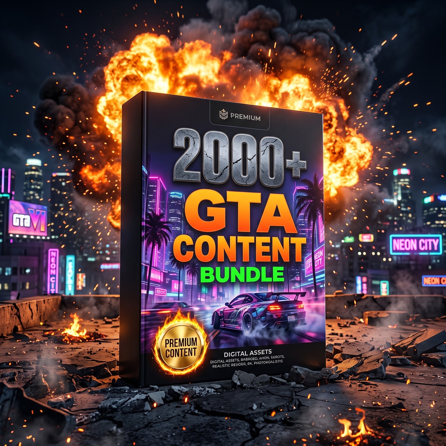 GTA Reels Bundle (2000+Videos)